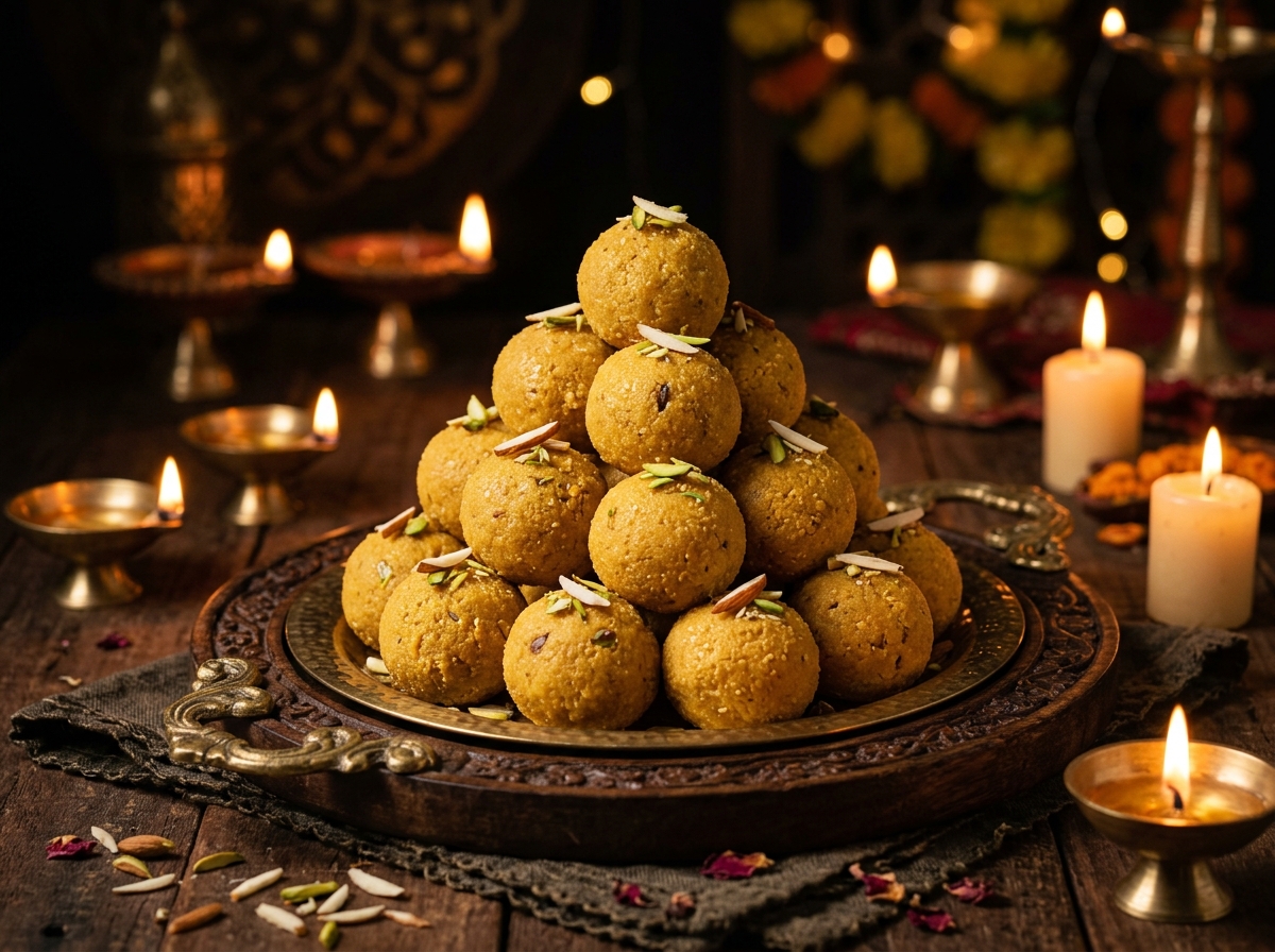 Pure Desi Ghee Besan Laddoo