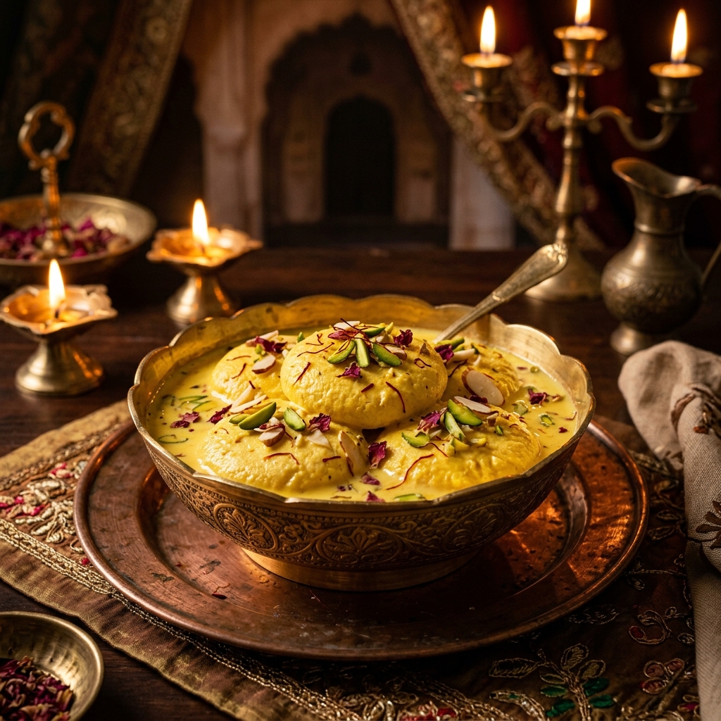 Kesar Pista Rasmalai
